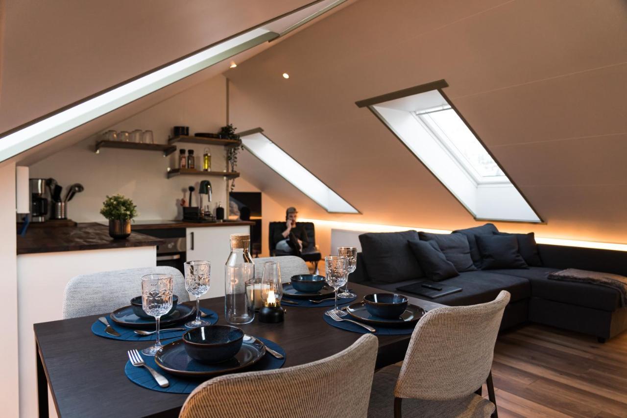 Scenic Penthouse - Ocean View & Skylight Windows Apartment Siglufjordur Exterior foto